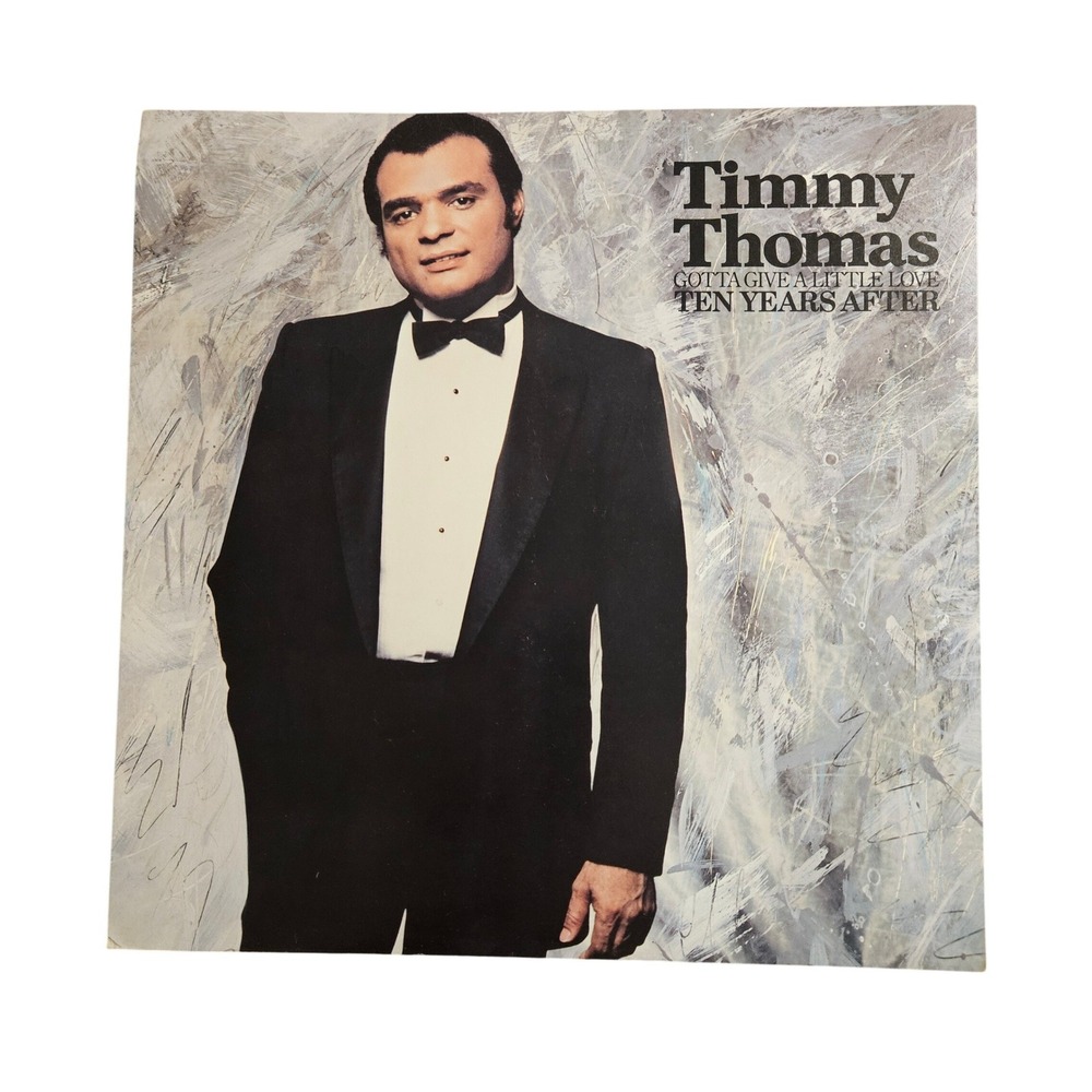 Timmy Thomas Gotta Give Little‎ Love Ten Years After 12x12 Flat Promo Poster 80s